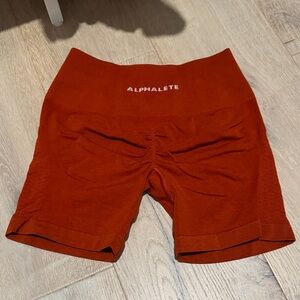 Alphalete Women's Rust Bike Shorts